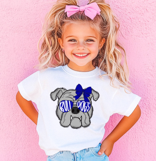 Bulldogs Mascot Kids T Shirt