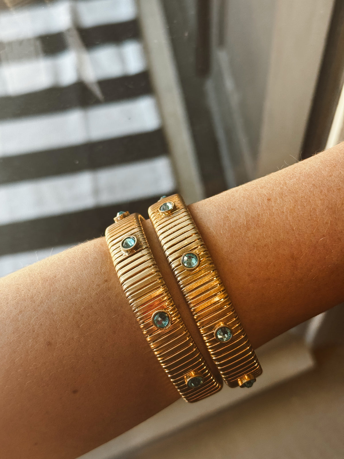 Winston Rhinestone Watchband Bangle