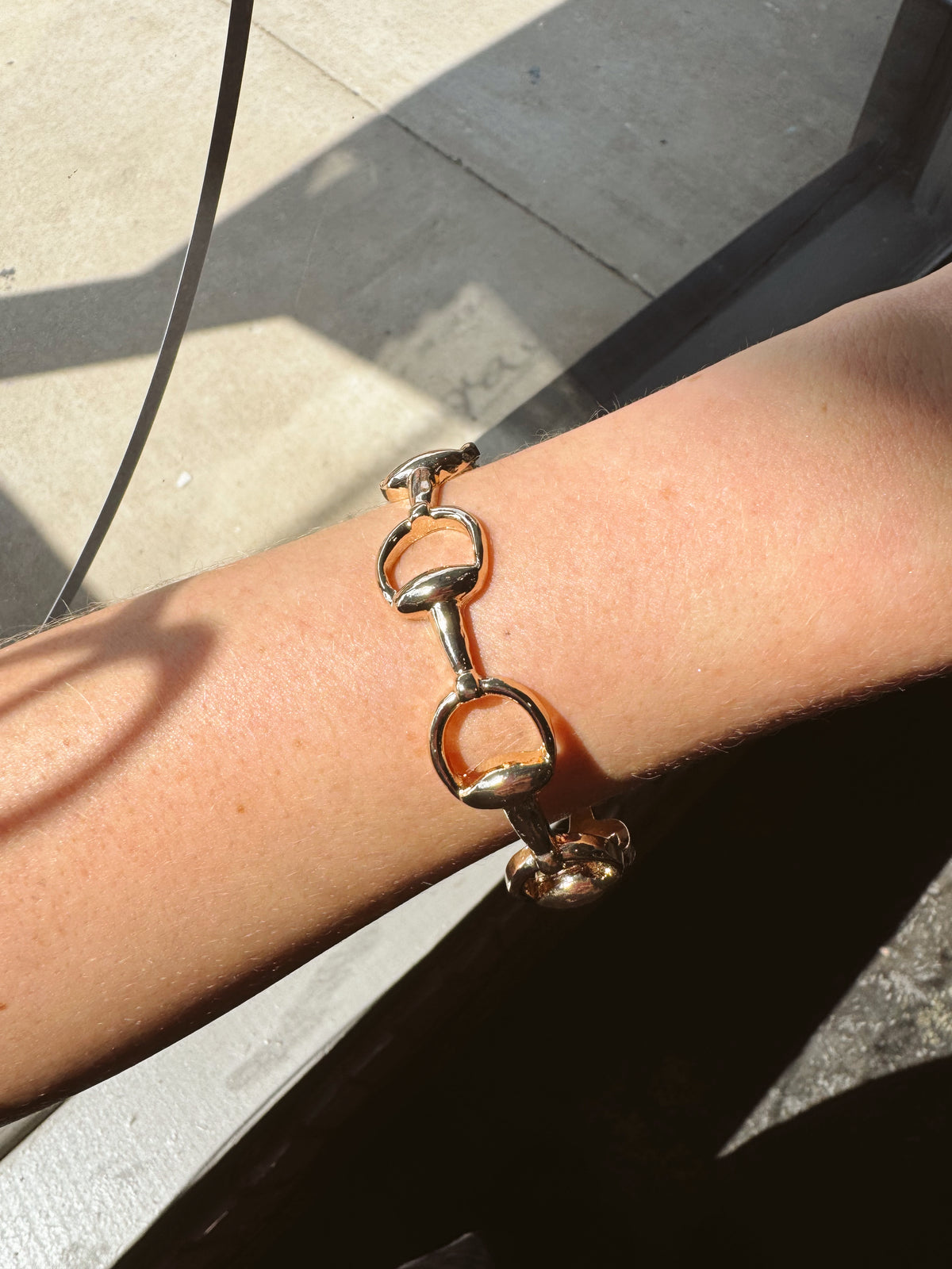 A Bit of Gold Cuff Bracelet