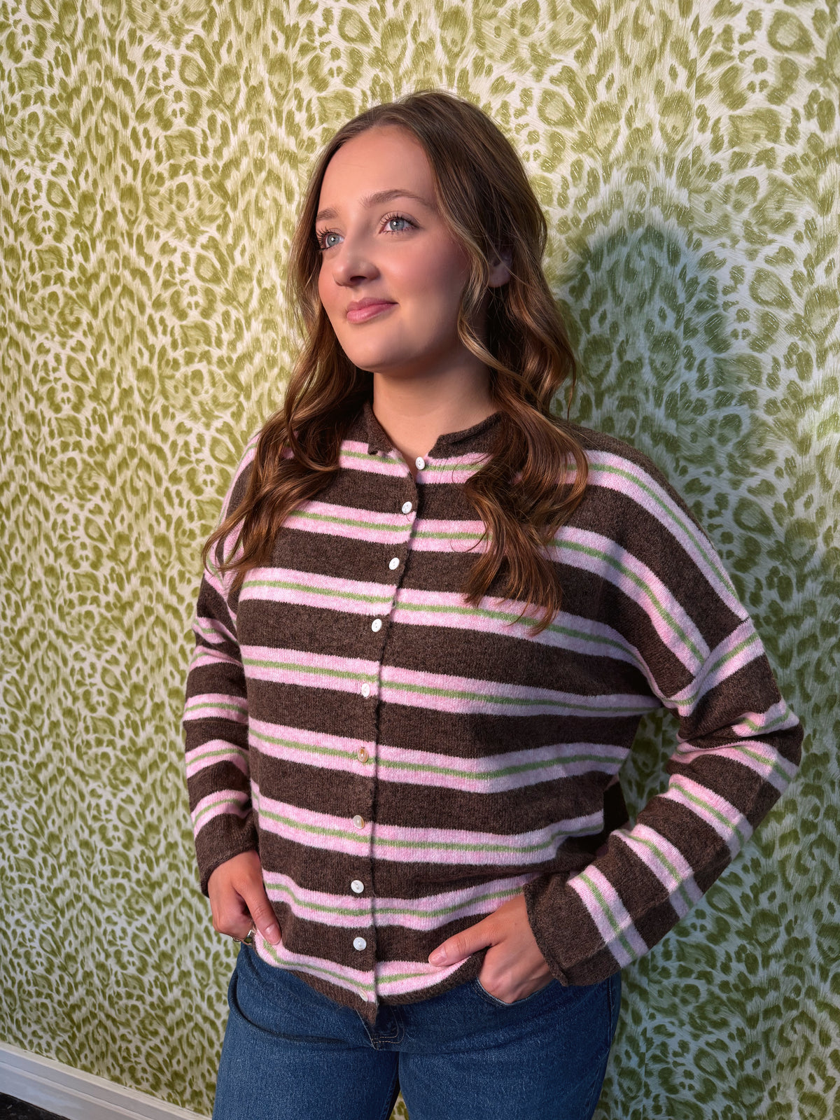 Strawberry Mocha Cardigan