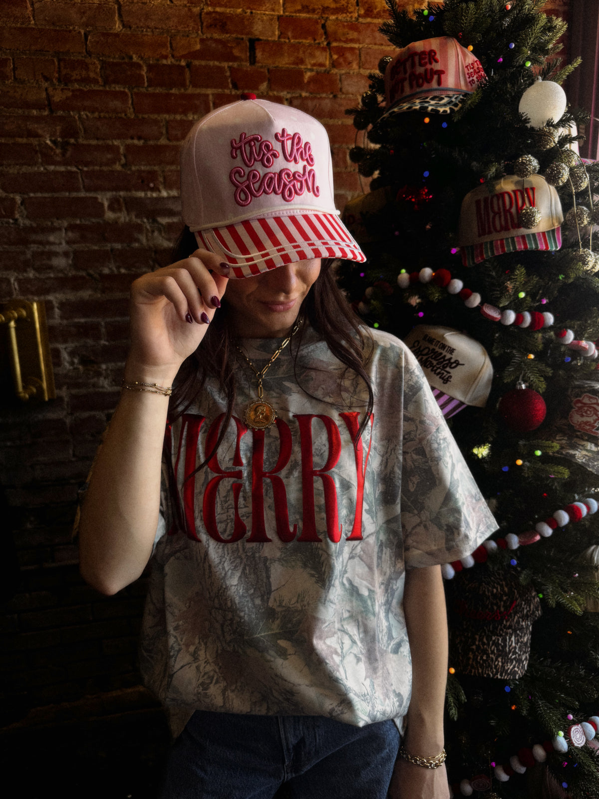 Merry Mood Camo Tee