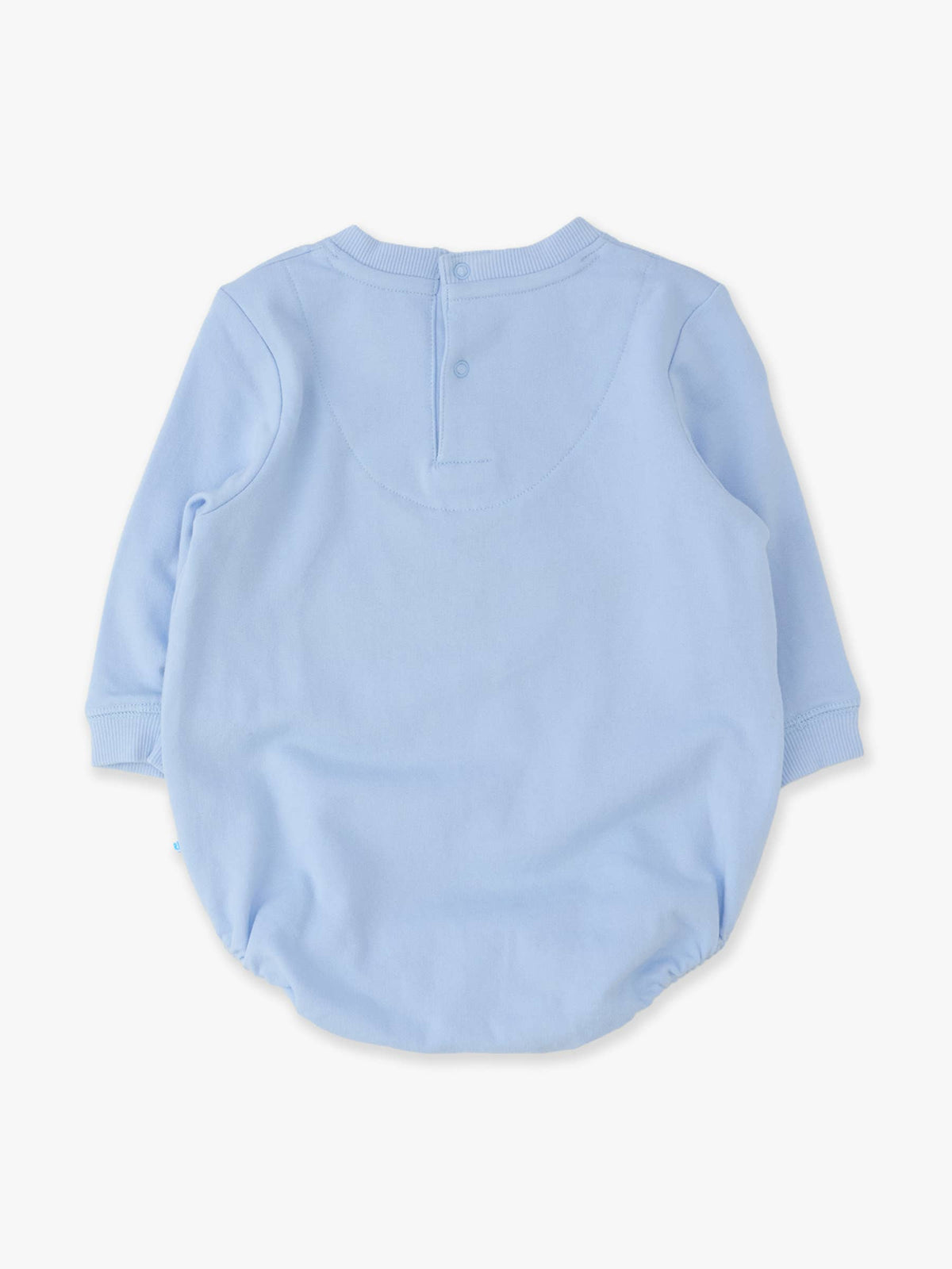Baby Mallard Skies Applique Sweatshirt Bubble Romper