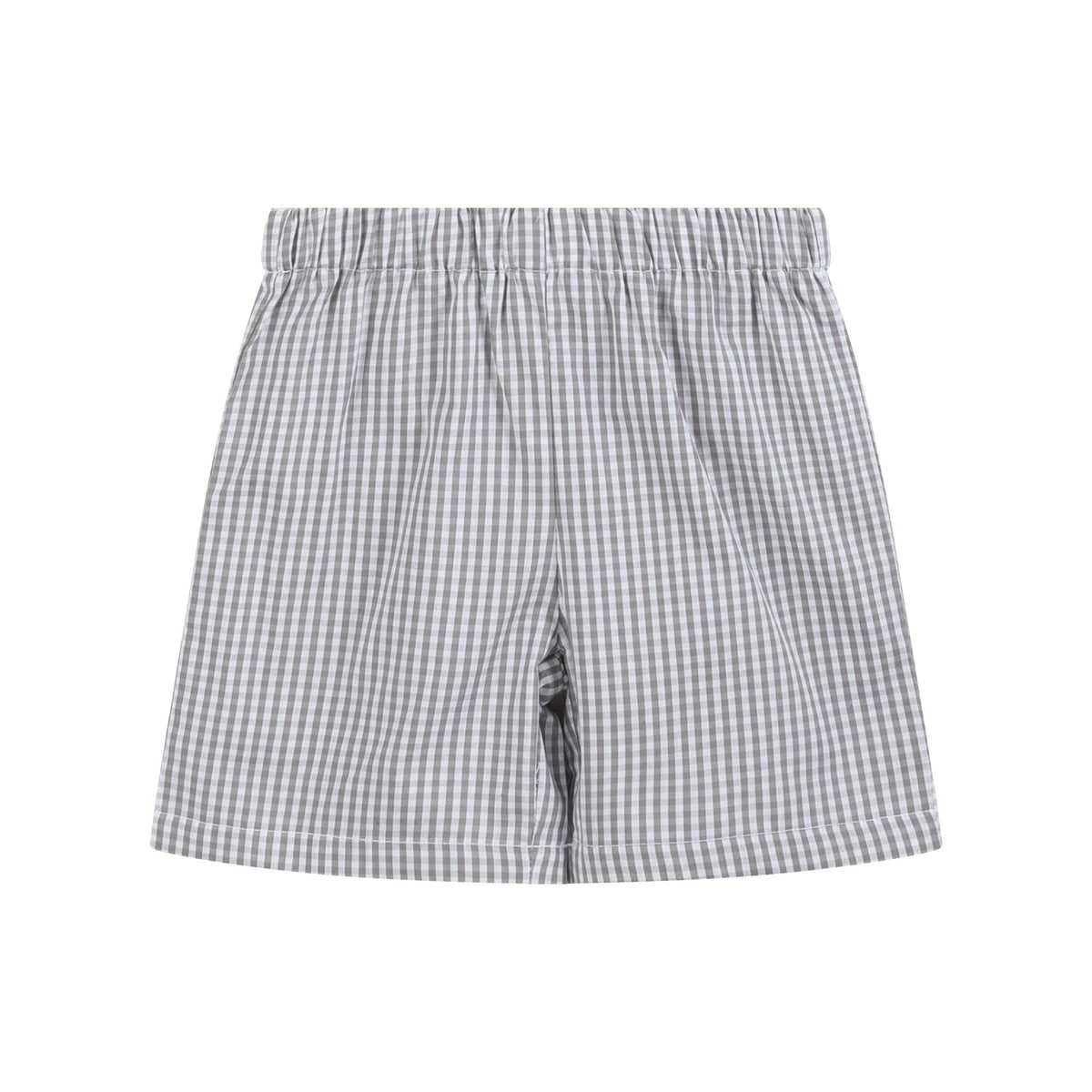 Light Gray Mallard Smocked Shirt and Shorts