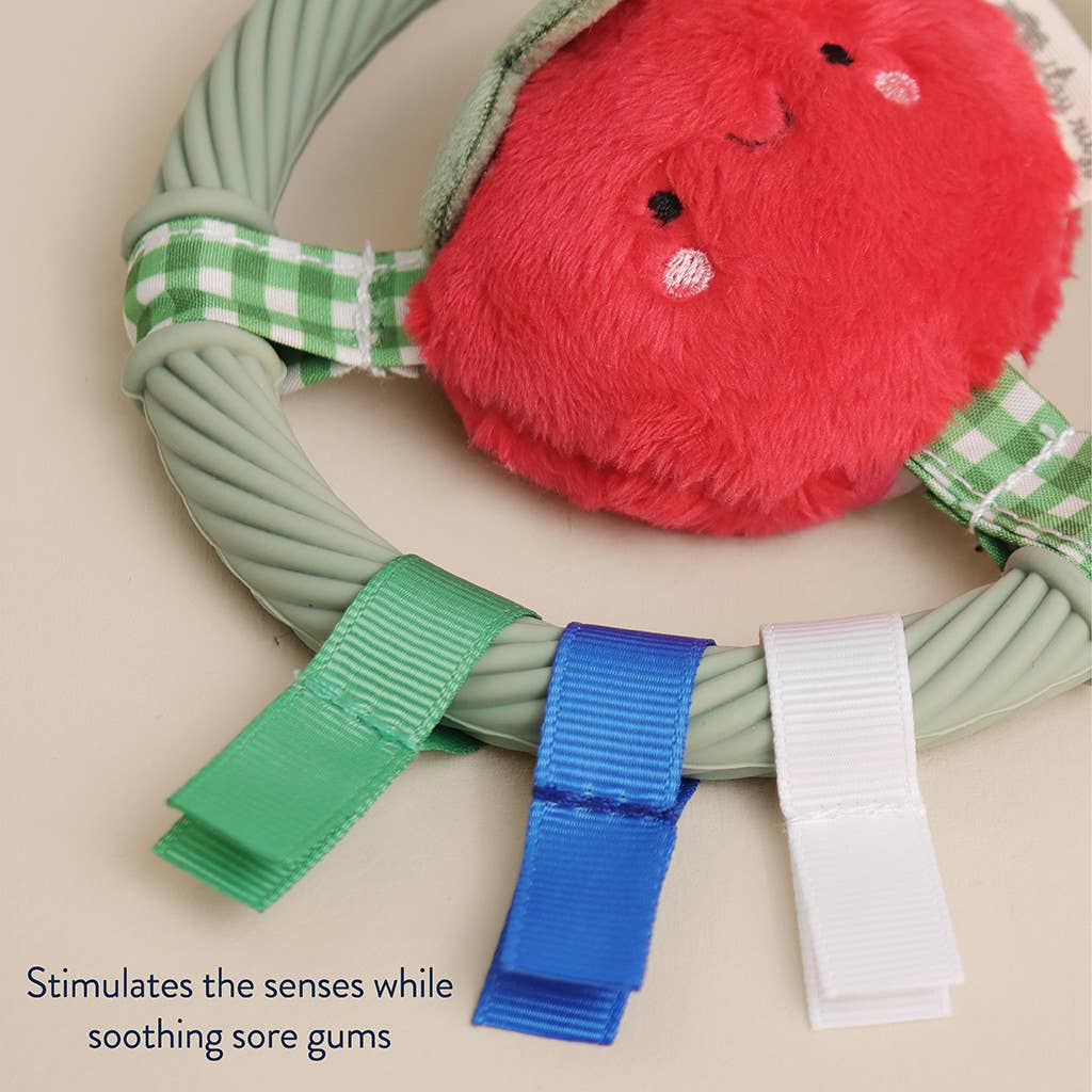Itzy Ring Pal™ - Teething Ring with Plush Character