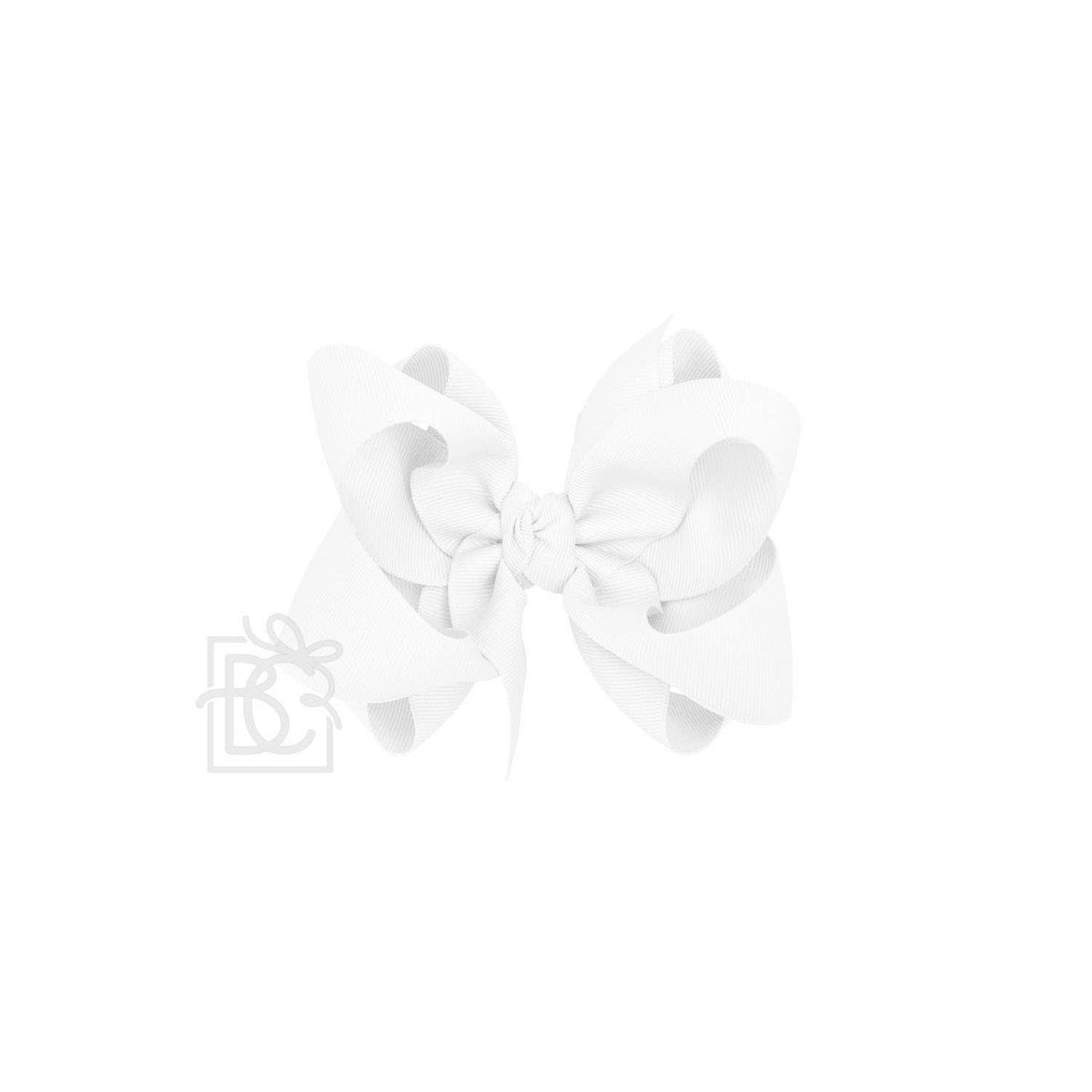 MULTI-LOOP GROSGRAIN BOW ON CLIP