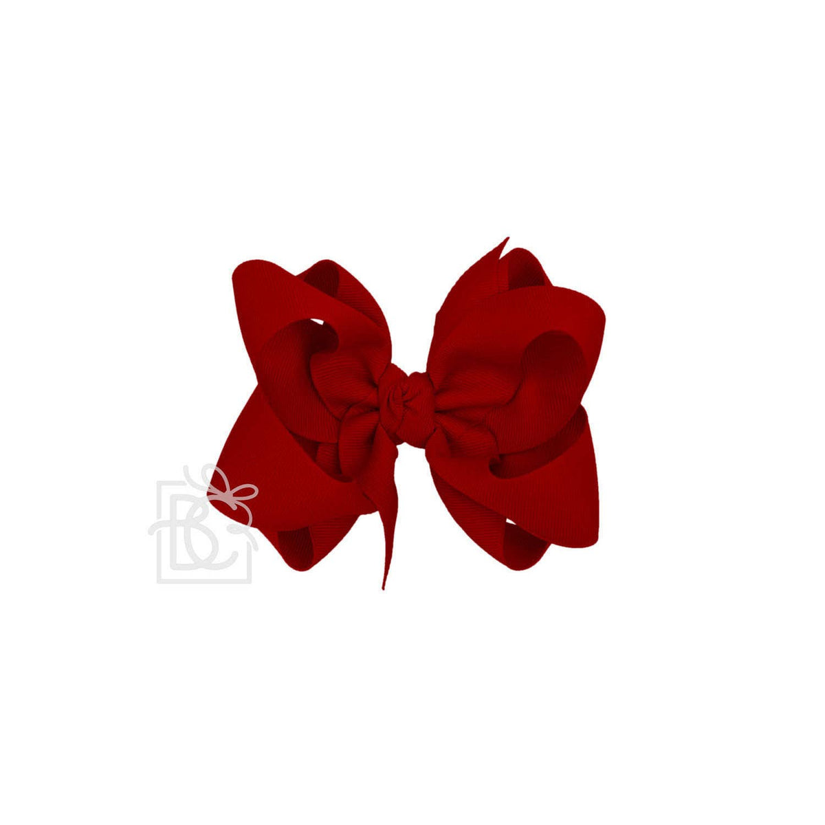 MULTI-LOOP GROSGRAIN BOW ON CLIP