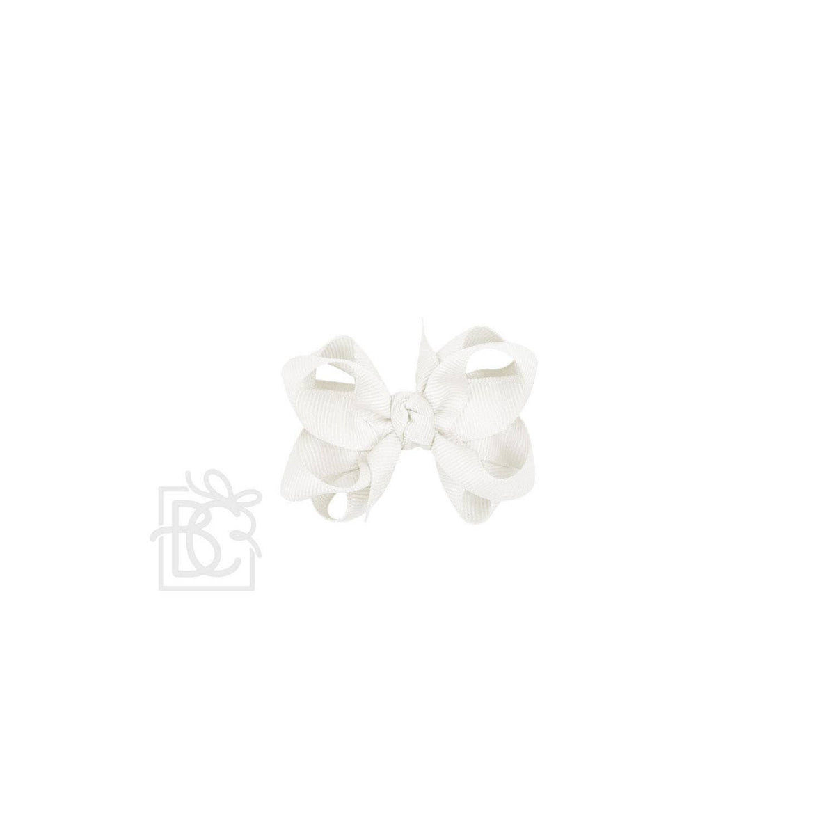 MULTI-LOOP GROSGRAIN BOW ON CLIP