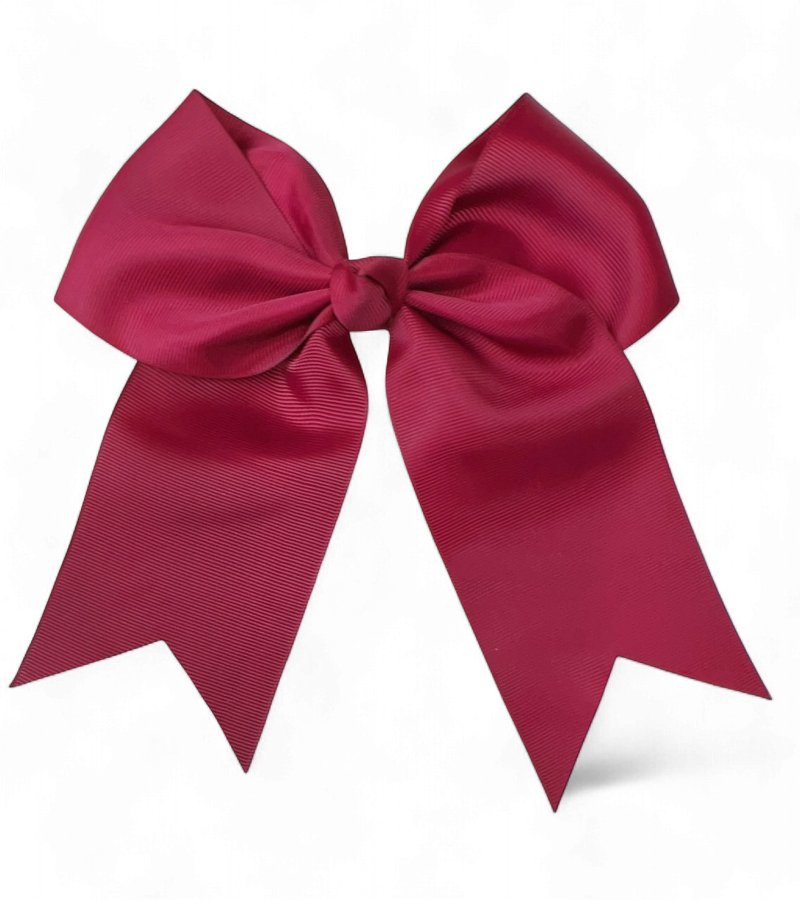8" X 8" Cheer leader hair bows with alligator clip