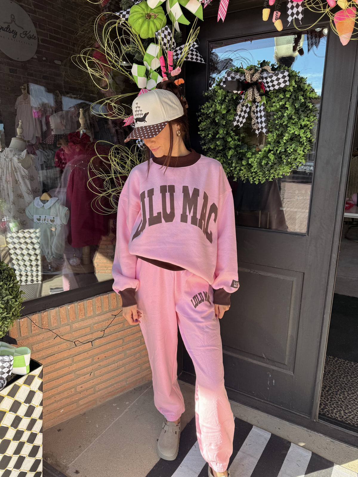 Lulu Mac Pink/Brown Set