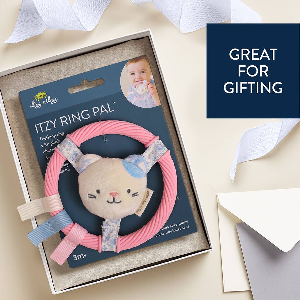 Itzy Ring Pal™ - Teething Ring with Plush Character