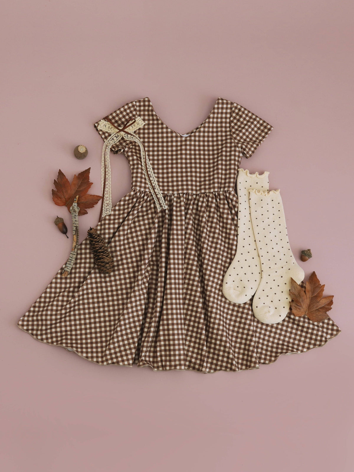 Dottie Knee Socks - Vanilla