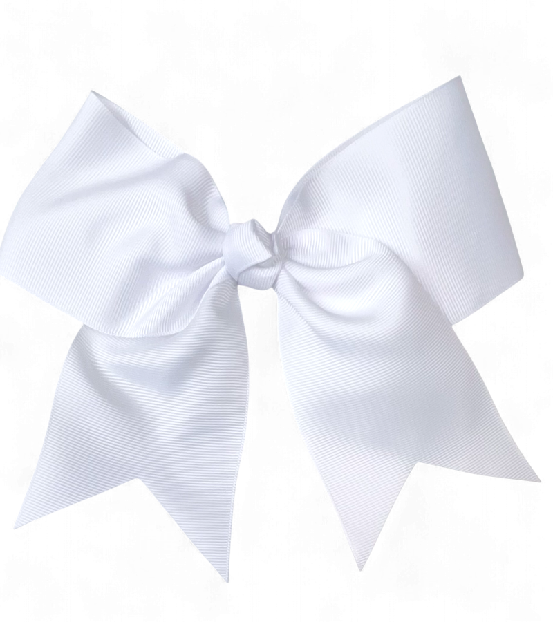 8" X 8" Cheer leader hair bows with alligator clip