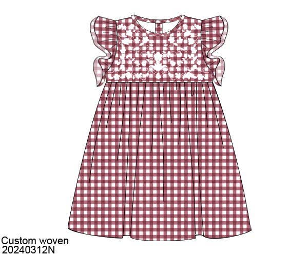 Gameday Gingham - Maroon Edition - Girls Dress