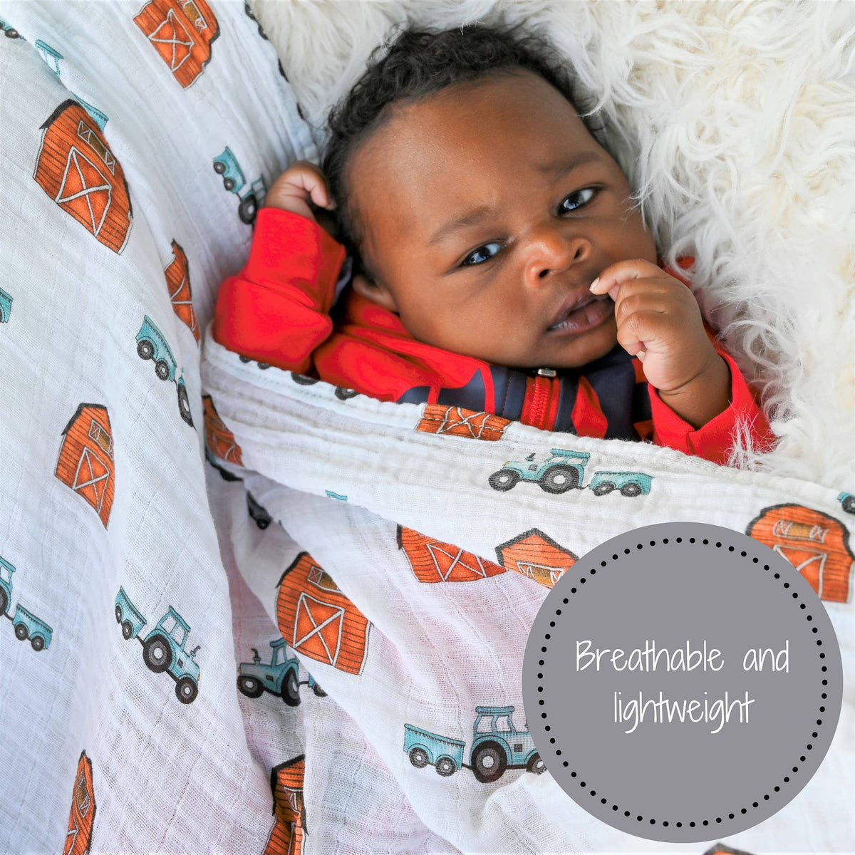 Baby Muslin Swaddle Blanket 47x47 How We Roll