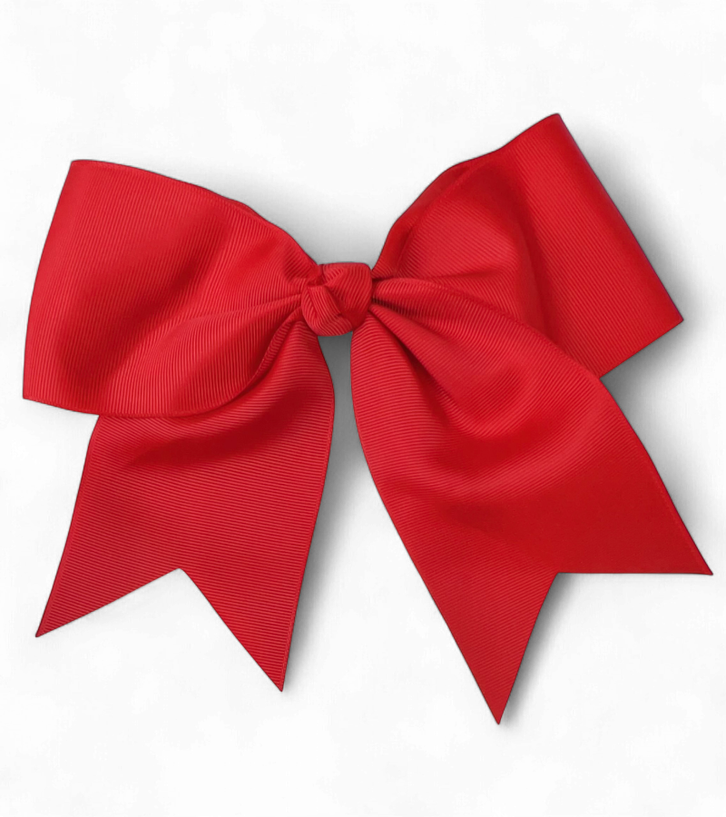 8" X 8" Cheer leader hair bows with alligator clip