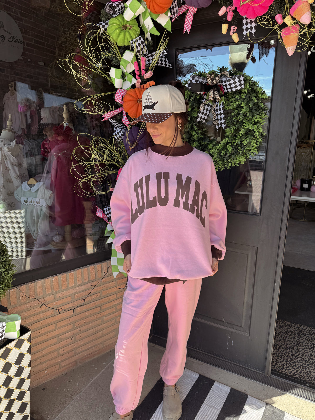 Lulu Mac Pink/Brown Set