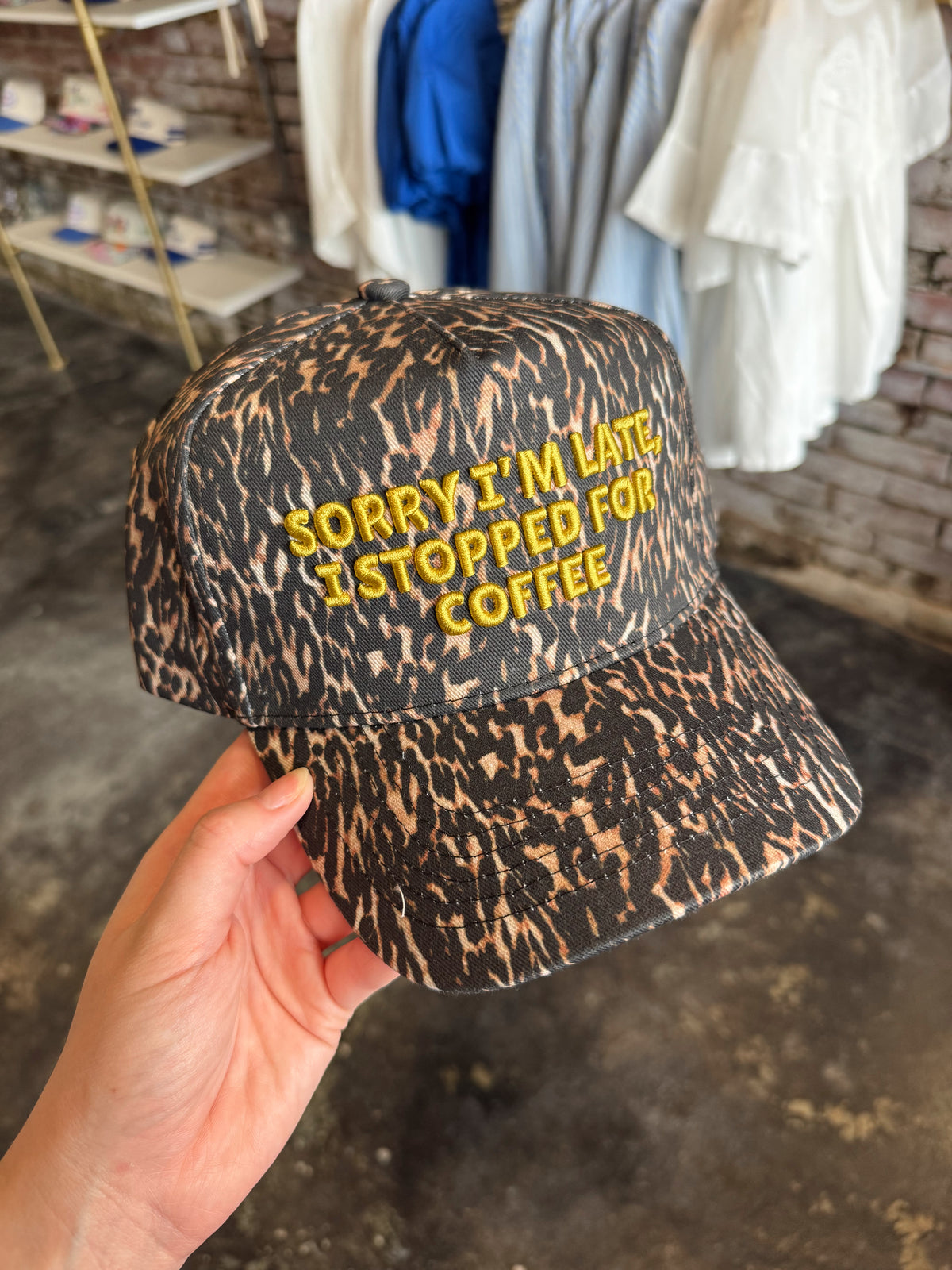 Sorry I’m Late Trucker Hat