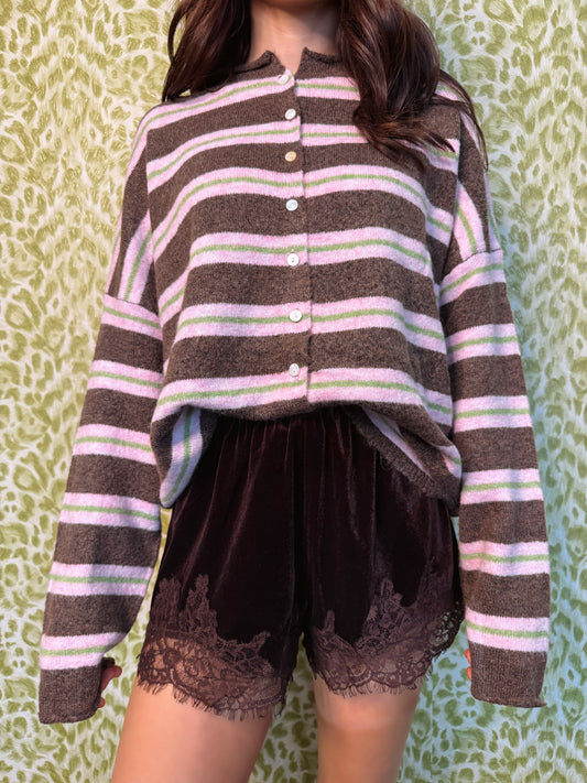 Darling Lace Velvet Shorts