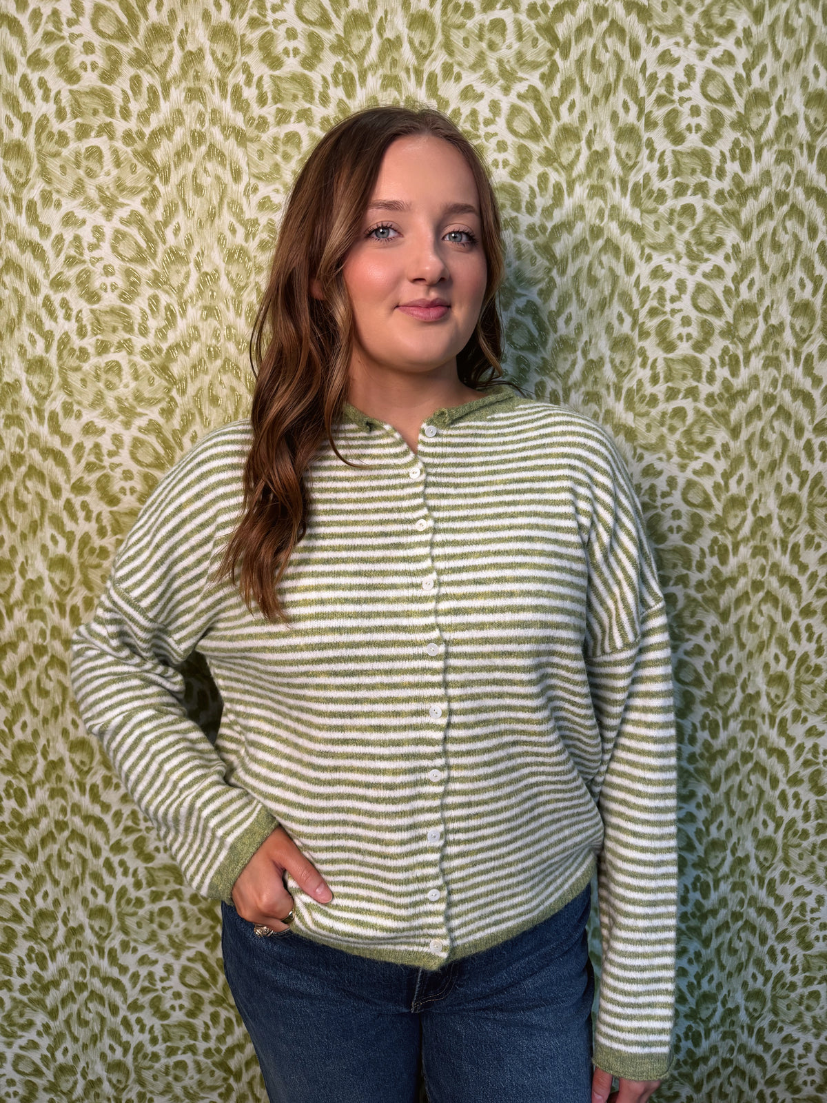 The Lucky Striped Cardigan