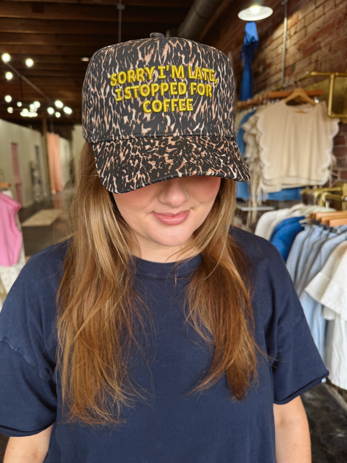 Sorry I’m Late Trucker Hat