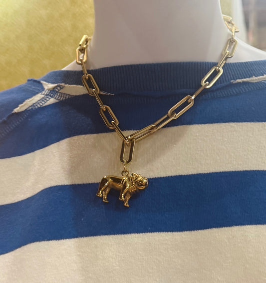 Bulldog Link Necklace