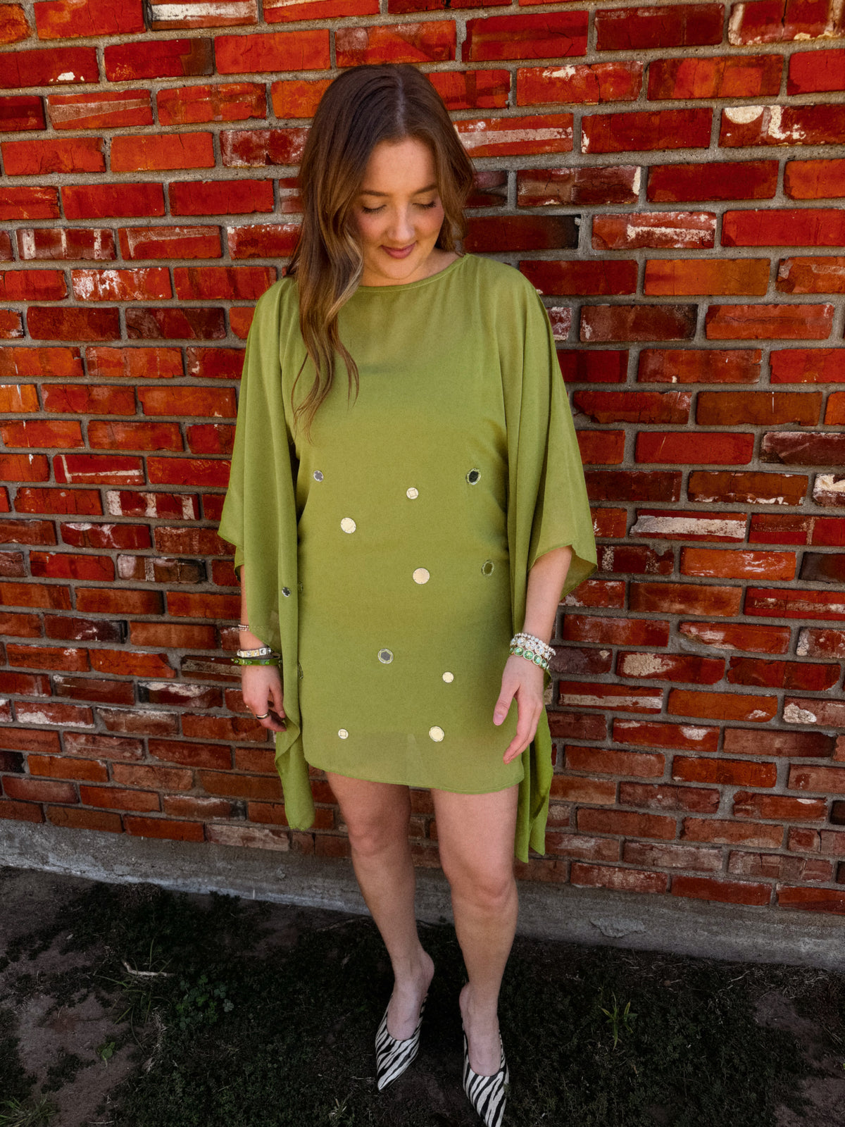 Green Mirror Dress
