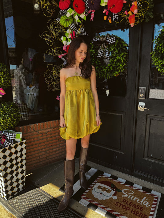 All That Glitters Bubble Dress