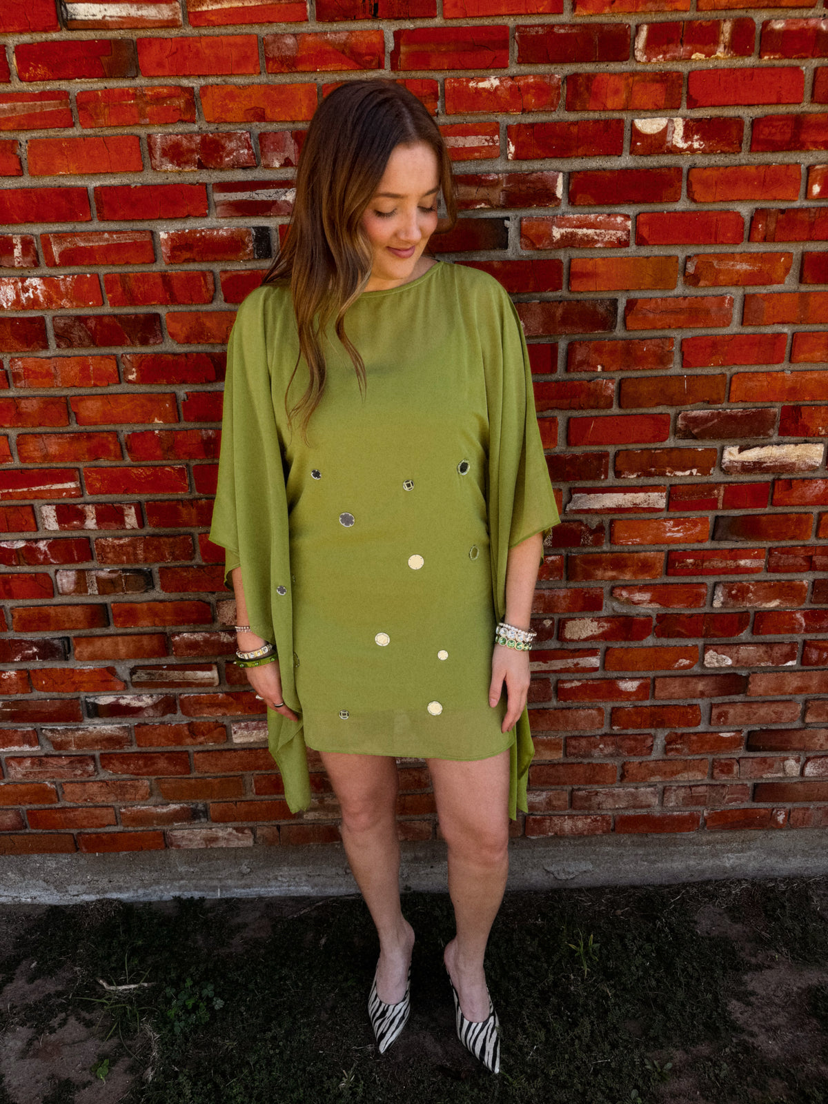 Green Mirror Dress