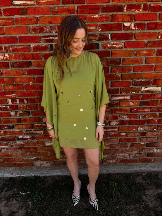 Green Mirror Dress