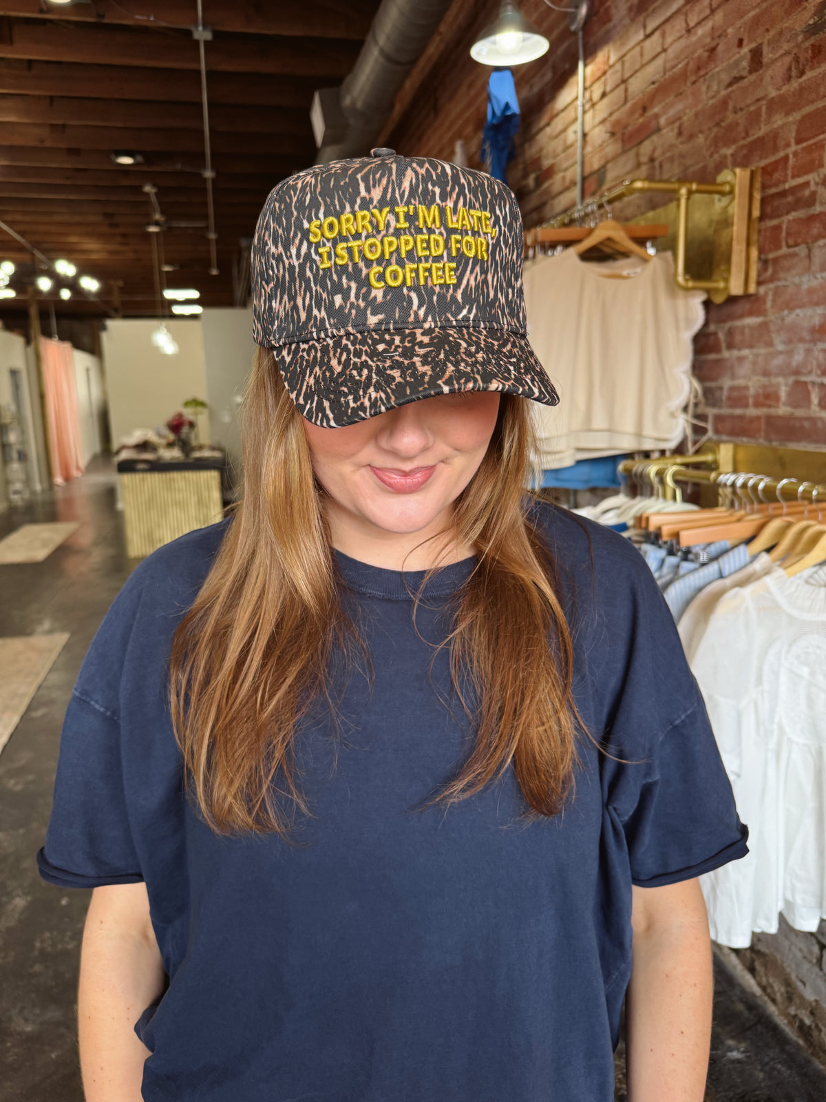 Sorry I’m Late Trucker Hat
