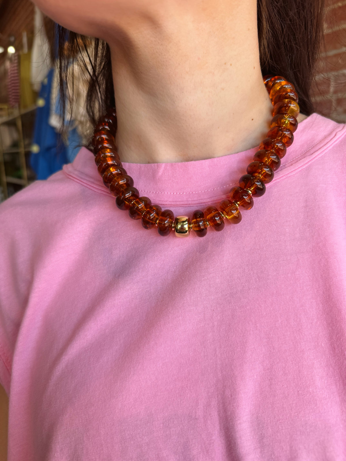 Amber Glow Necklace
