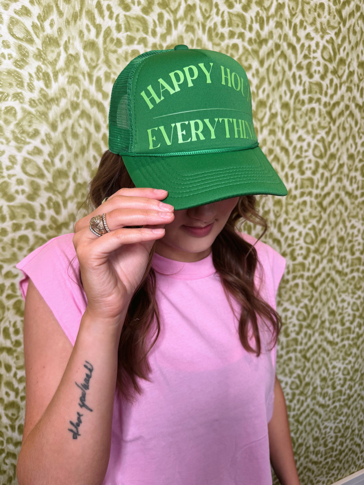 Happy Hour Over Everything Trucker Hat