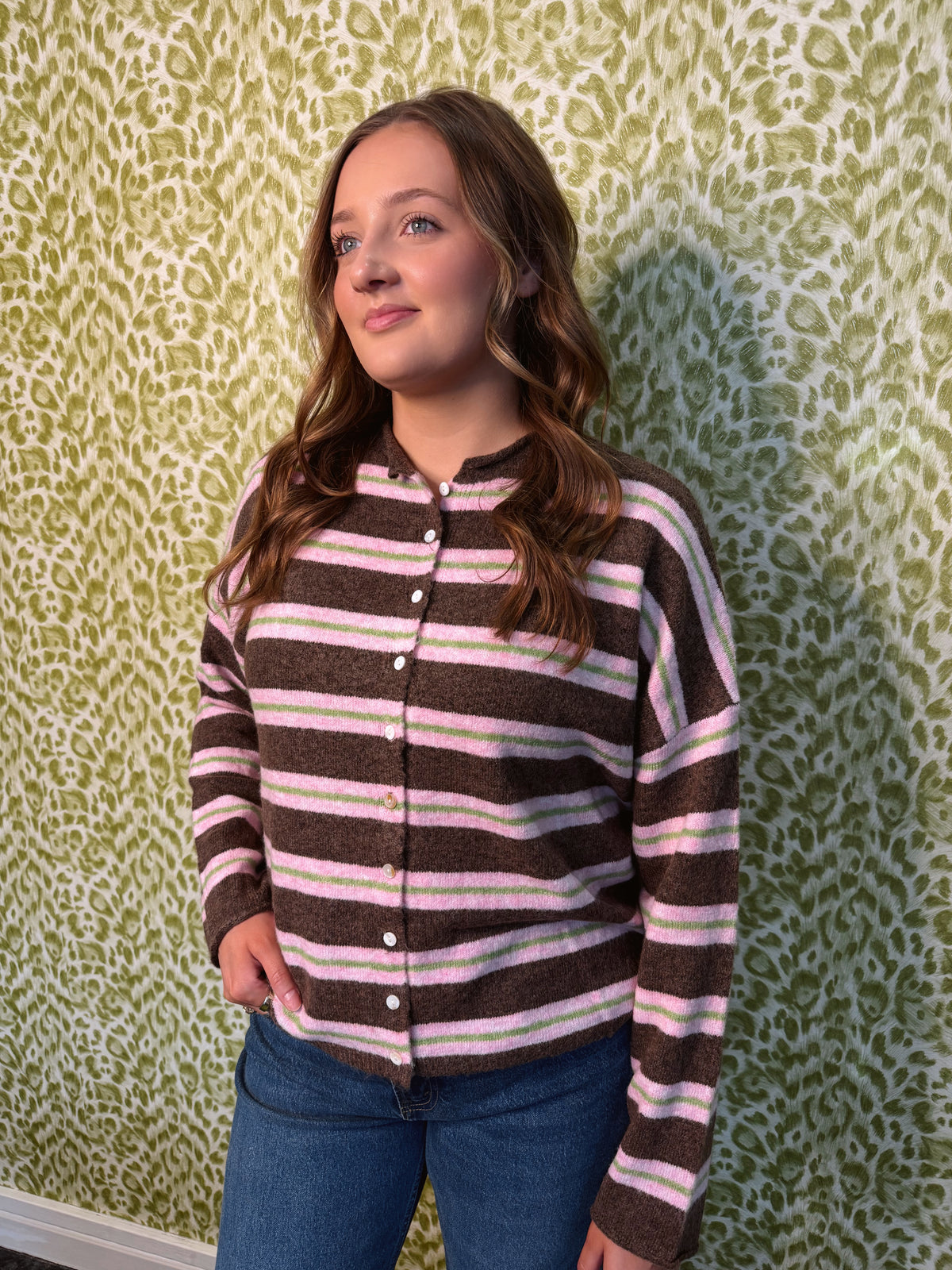 Strawberry Mocha Cardigan