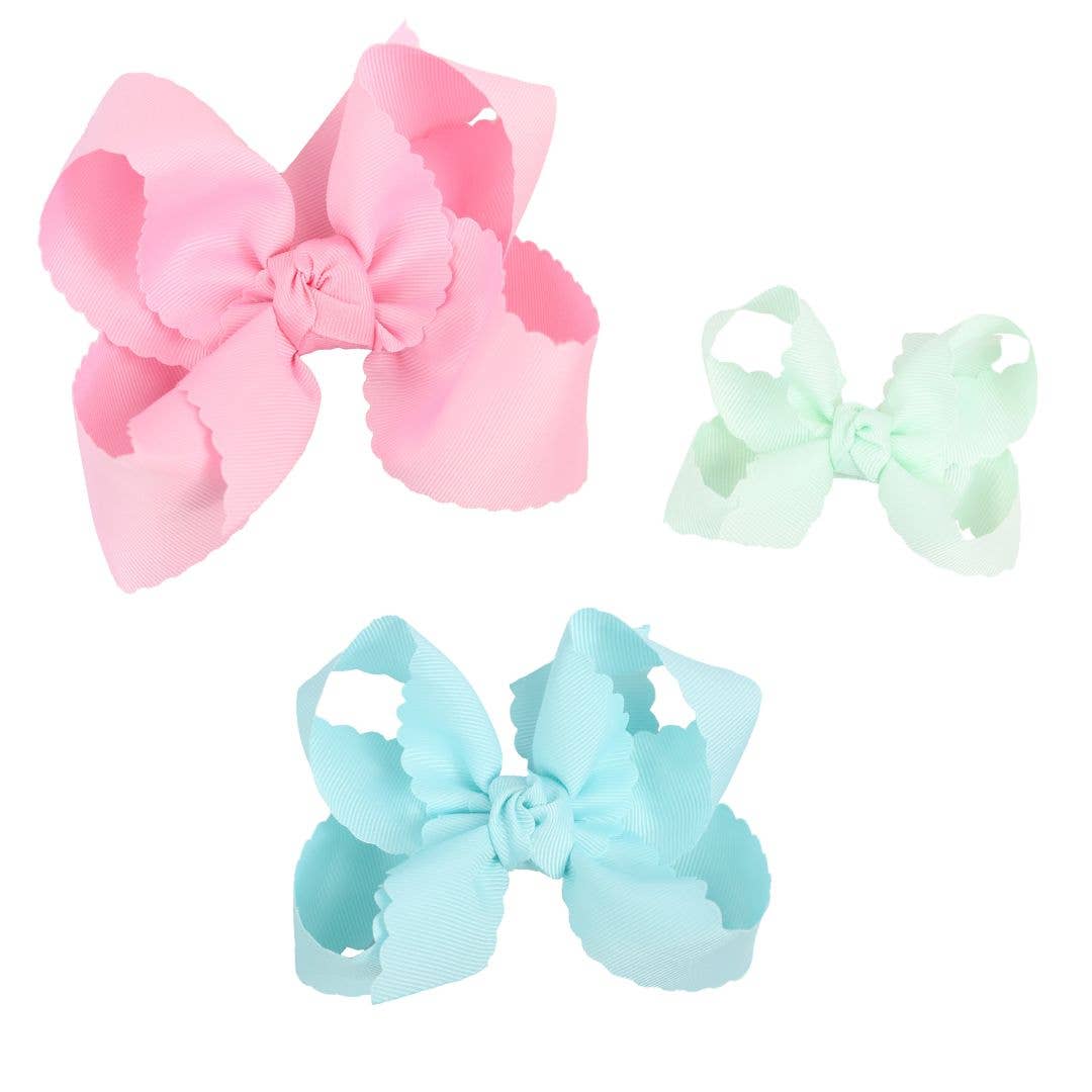 SCALLOPED EDGE BOW