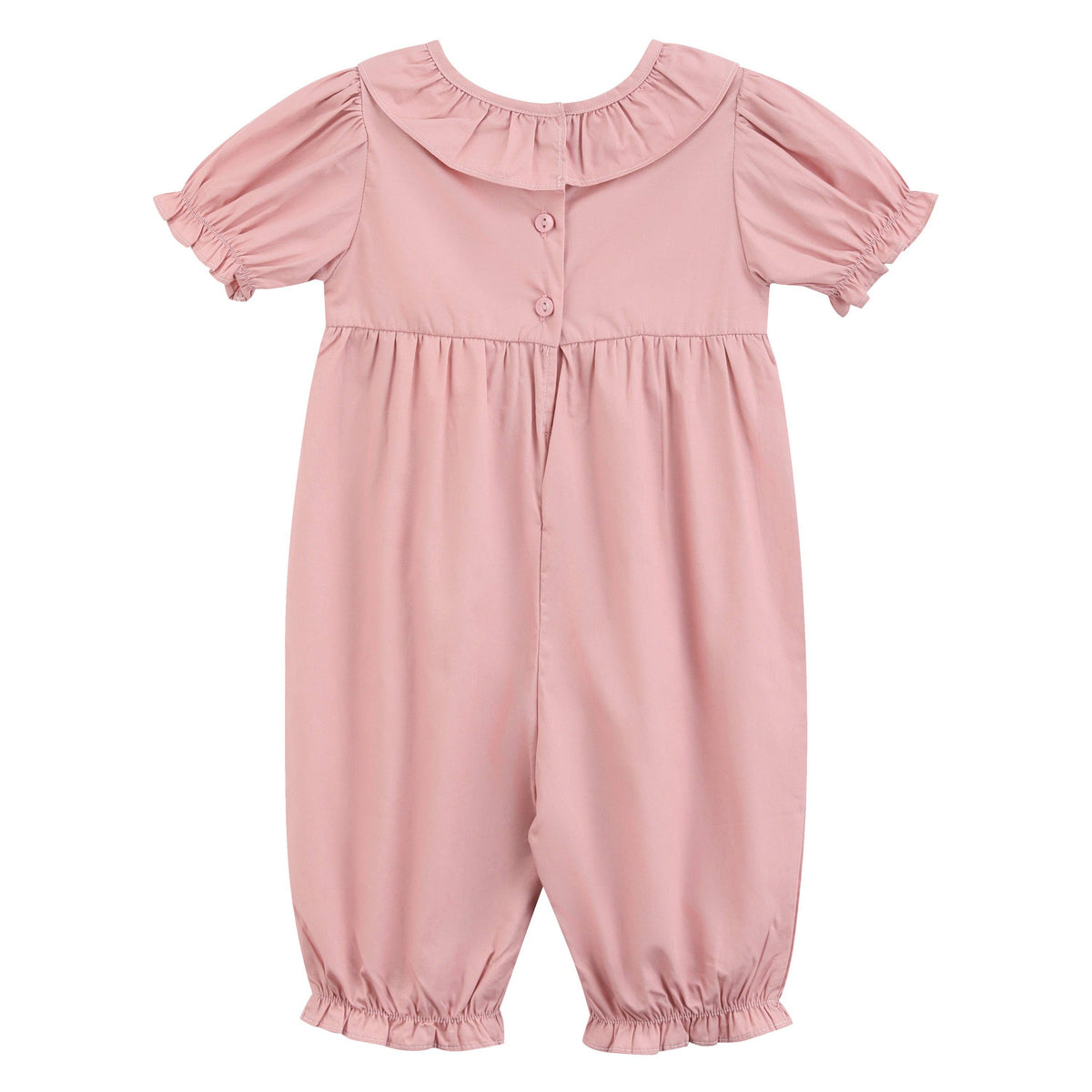 Heritage Rose Ruffle Smocked Playsuit