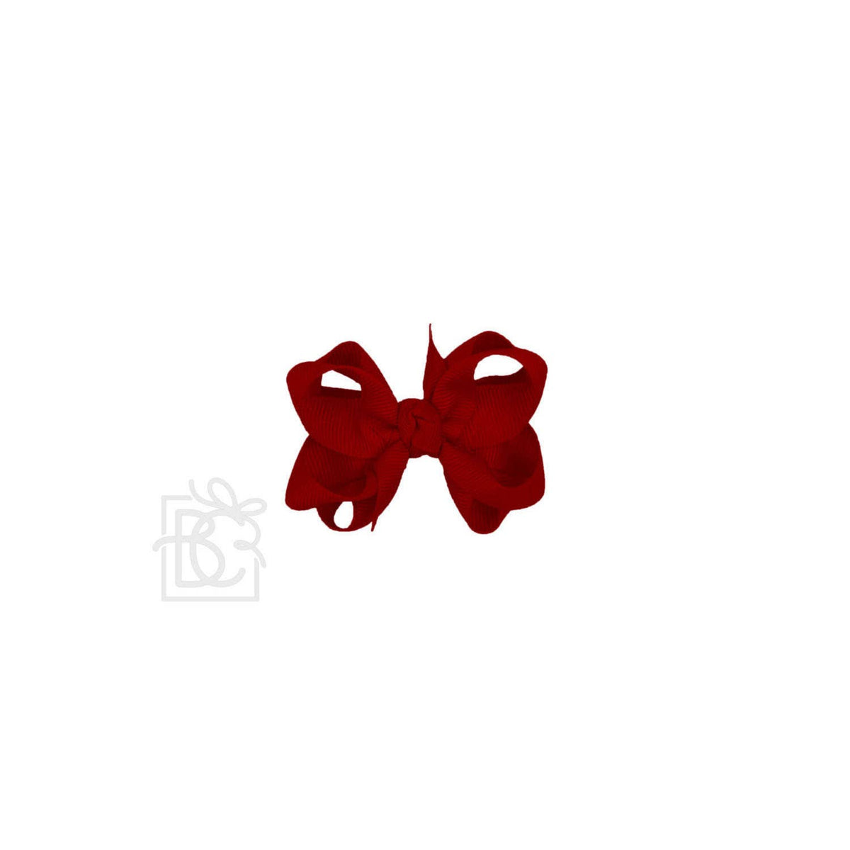 MULTI-LOOP GROSGRAIN BOW ON CLIP