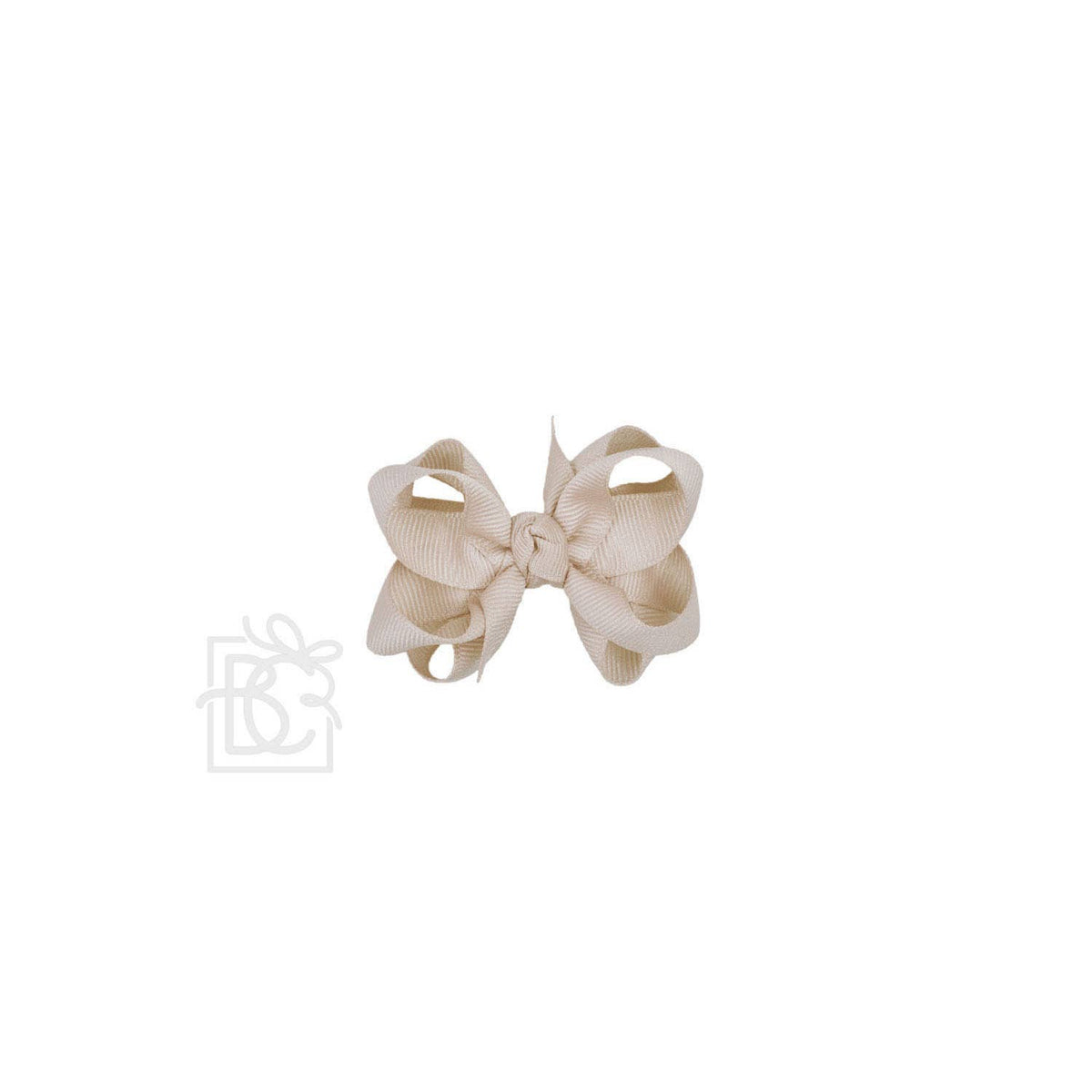 MULTI-LOOP GROSGRAIN BOW ON CLIP