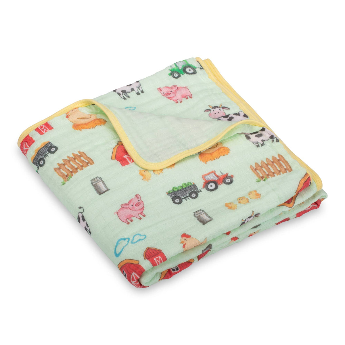Muslin Quilt Baby & Kids Blanket Little Farmer