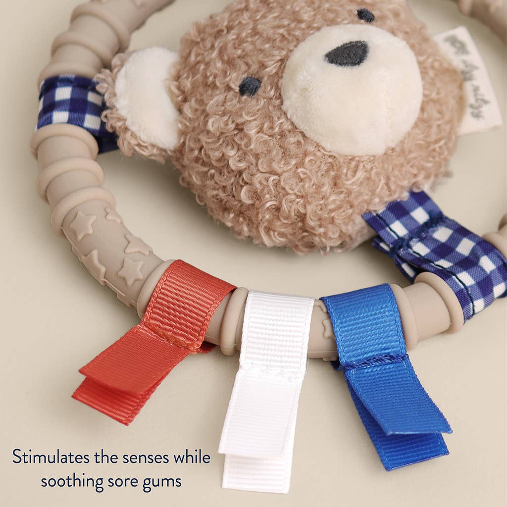 Itzy Ring Pal™ - Teething Ring with Plush Character