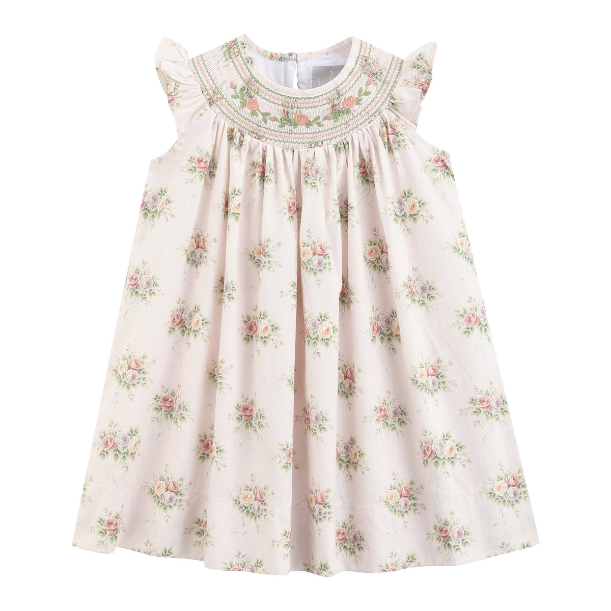 Heritage Custom Rose Smocked Bishop Dress