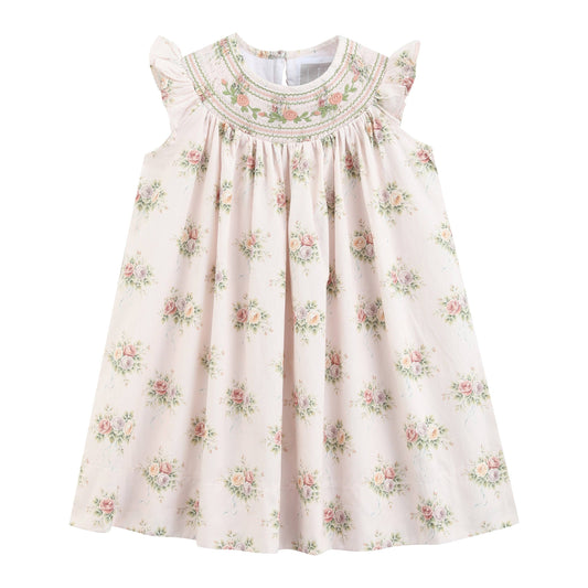 Heritage Custom Rose Smocked Bishop Dress