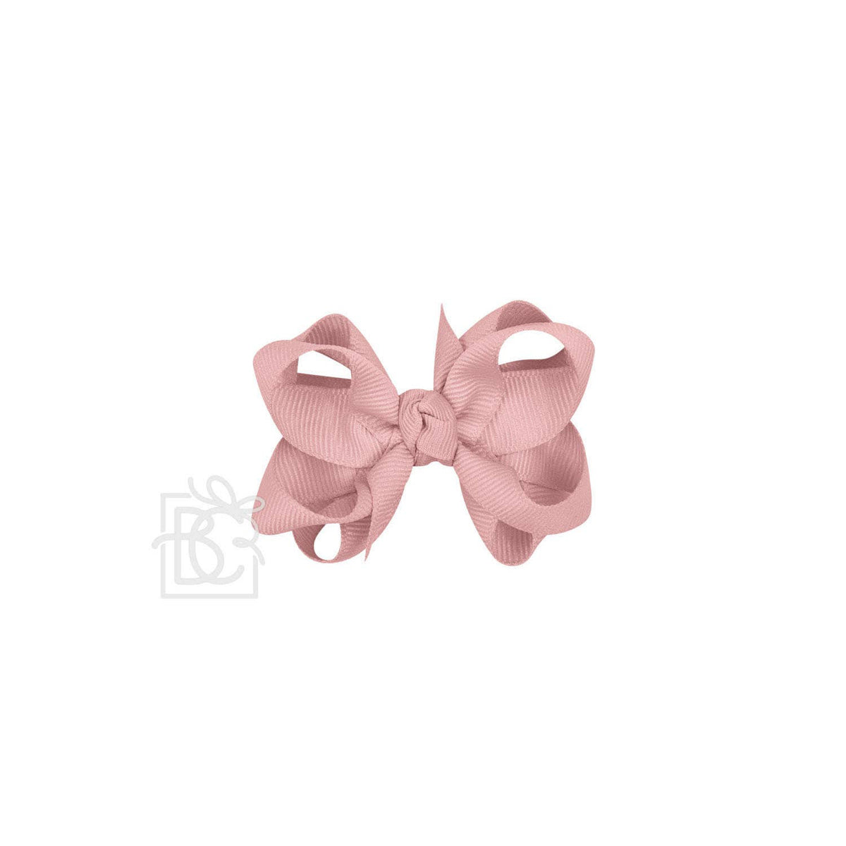 MULTI-LOOP GROSGRAIN BOW ON CLIP